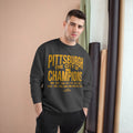 Pittsburgh, the City of Champions - Champion Crewneck Sweatshirt Sweatshirt Printify   