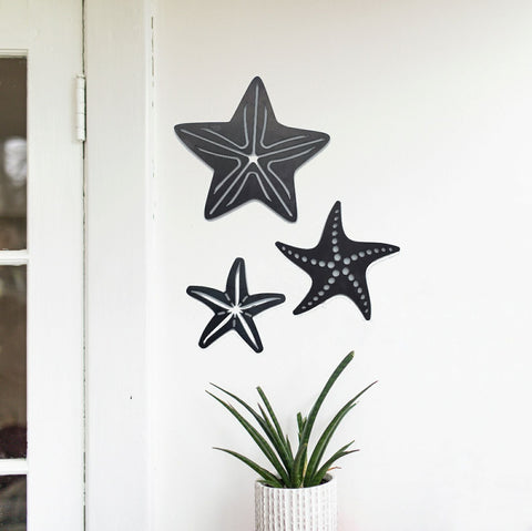 Starfish Wall Decor, Set of 3