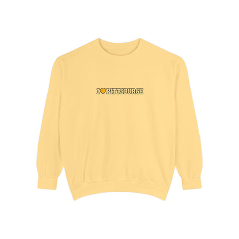 I Love Pittsburgh Heart Comfort Colors® 1566 Sweatshirt