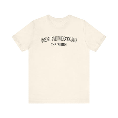 New Homestead - The Burgh Neighborhood Series - Unisex Jersey Short Sleeve Tee T-Shirt Printify Natural S 