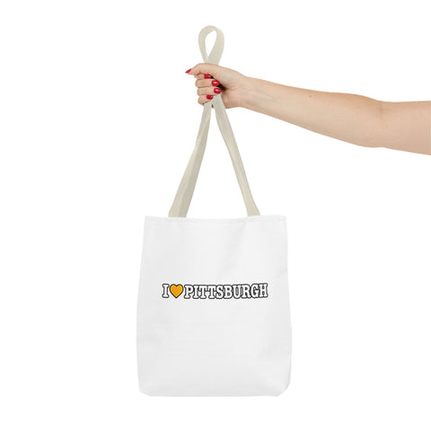 Pittsburgh Love Tote Bag — I  Pittsburgh Canvas Tote