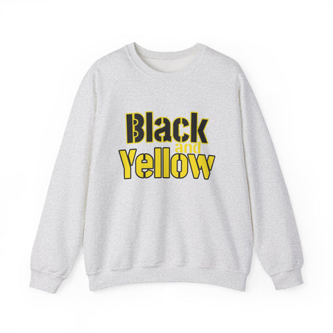 Pittsburgh Black and Yellow - Heavy Blend™ Crewneck Sweatshirt