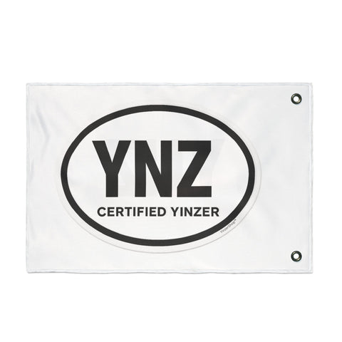 YNZ Certified Yinzer Double Sided Flag