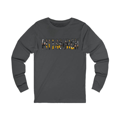 Pittsburgh Football Players - Unisex Long Sleeve Tee