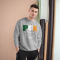 PGH Series Irish Flag - St. Patty's Day - Champion Crewneck Sweatshirt Sweatshirt Printify   