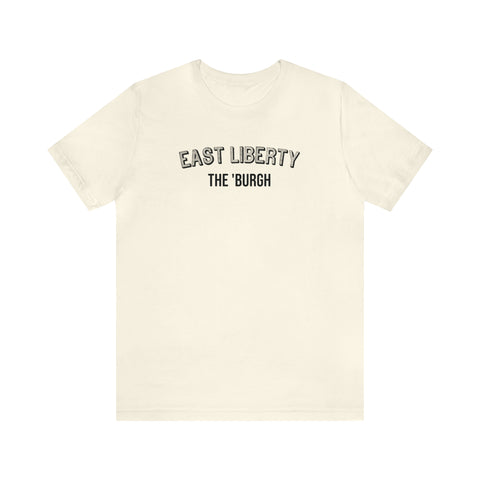 East Liberty  - The Burgh Neighborhood Series - Unisex Jersey Short Sleeve Tee T-Shirt Printify Natural XL 