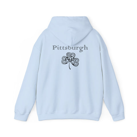 Pittsburgh Irish Clover - Unisex Heavy Blend™ Hooded Sweatshirt