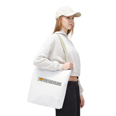 Pittsburgh Love Tote Bag — I  Pittsburgh Canvas Tote