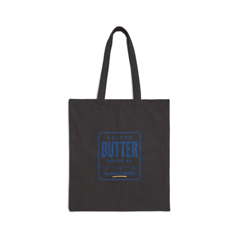 Salted Butter Vintage Logo Tote | Retro Food Graphics