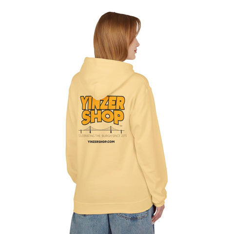 YinzerShop Serving Since 2015 - Print on back - Gildan SF500 Unisex Midweight Softstyle Fleece Hoodie Hoodie Printify