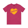 Pittsburgh Retro Heart - Short Sleeve Tee T-Shirt Printify Berry S 