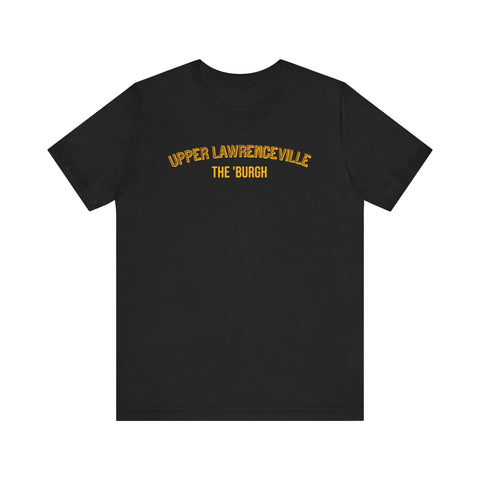 Upper Lawrenceville - The Burgh Neighborhood Series - Unisex Jersey Short Sleeve Tee T-Shirt Printify Black S