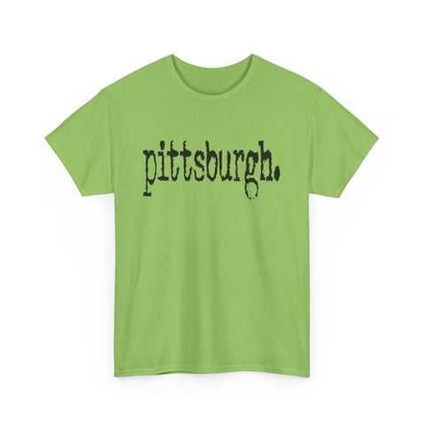 Pittsburgh Typewriter Unisex Heavy Cotton Tee