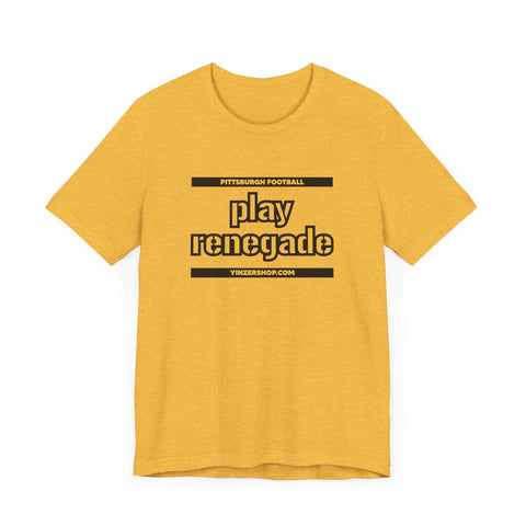 Pittsburgh Football Play Renegade Towel Design - Short Sleeve Tee T-Shirt Printify   