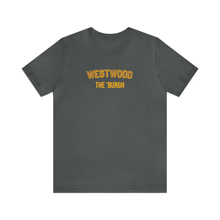 West Wood - The Burgh Neighborhood Series - Unisex Jersey Short Sleeve Tee T-Shirt Printify Asphalt S 