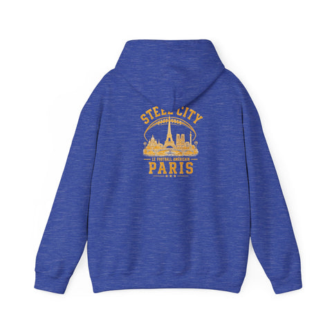 Steel City Paris - Unisex Heavy Blend™ Hooded Sweatshirt (Design on Back)