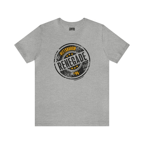 Stamp Series - RENEGADE - Short Sleeve Tee T-Shirt Printify Athletic Heather S 