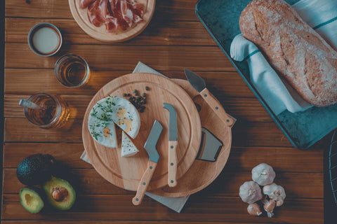 Ohio State Buckeyes - Circo Cheese Cutting Board & Tools Set Charcuterie Board Picnic Time Family of Brands   