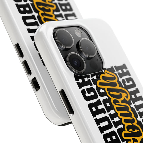 Pittsburgh Typography - iPhone Phone Case Mate Tough
