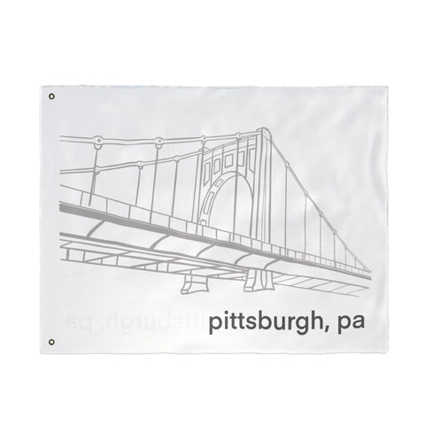 Clemente Bridge - Double Sided Flag