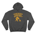 Opportunity - Tomlin Quote - Champion Hoodie Hoodie Printify Charcoal Heather S 