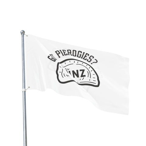 Yinz Got Pierogis? - Double Sided Flag