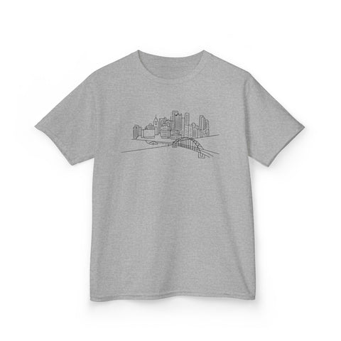 Pittsburgh Skyline - Kids Graphic T-Shirt