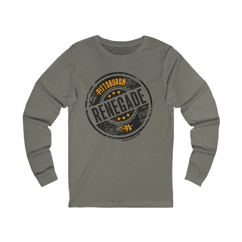 Stamp Series - RENEGADE - Long Sleeve Tee Long-sleeve Printify S Grey TriBlend