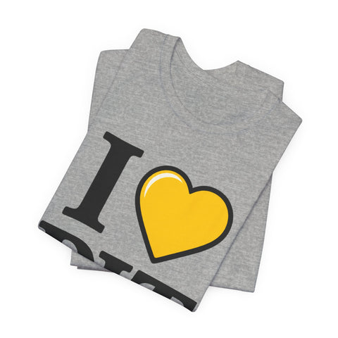 I Heart PIT - Unisex Jersey Short Sleeve Tee