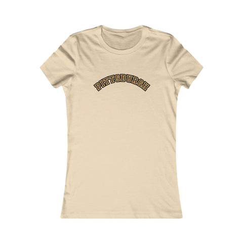 Pittsburgh Block Letters - Women's Favorite Tee