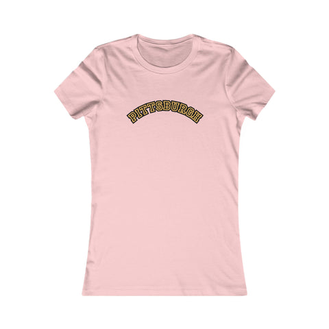 Pittsburgh Block Letters - Women's Favorite Tee