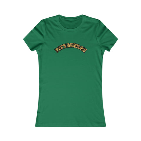 Pittsburgh Block Letters - Women's Favorite Tee