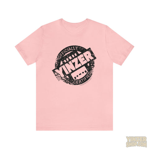 Certified Yinzer™ Unisex Jersey Short Sleeve Tee T-Shirt Printify Pink S 