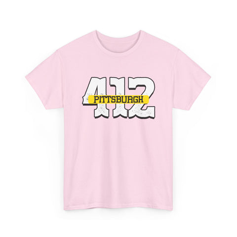 412 Pittsburgh - Unisex Heavy Cotton Tee
