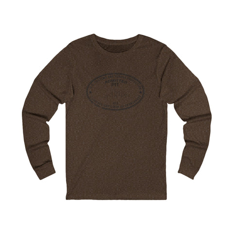Pittsburgh Border Stamp - Unisex Long Sleeve Tee