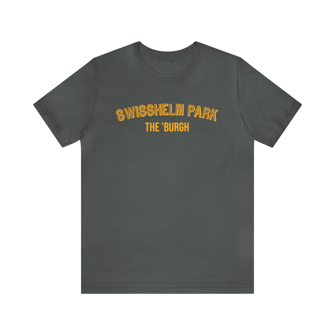 Swisshelm Park - The Burgh Neighborhood Series - Unisex Jersey Short Sleeve Tee T-Shirt Printify Asphalt S 