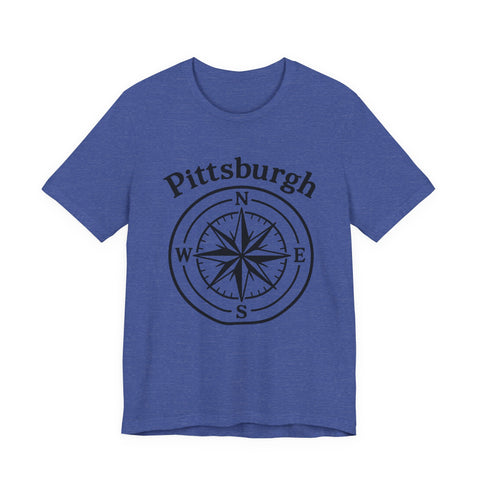 Pittsburgh Compass - Unisex Jersey Short Sleeve Tee