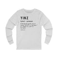 Pittsburghese Definition Series - Yinz - Long Sleeve Tee Long-sleeve Printify