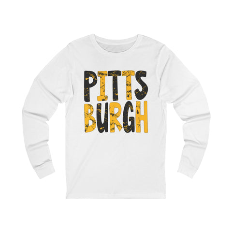Pittsburgh Graphic Unisex Jersey Long Sleeve Tee