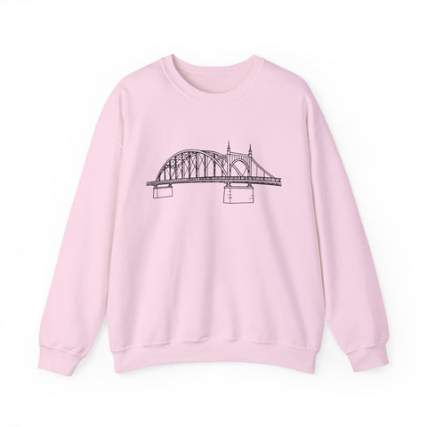 Pittsburgh Bridge Doodle - Heavy Blend™ Crewneck Sweatshirt
