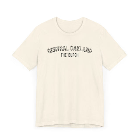 Central Oakland  - The Burgh Neighborhood Series - Unisex Jersey Short Sleeve Tee T-Shirt Printify   