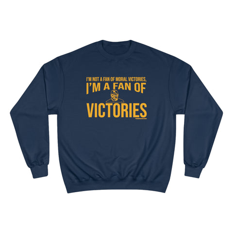 Victories - Tomlin Quote - Champion Crewneck Sweatshirt Sweatshirt Printify Navy S 