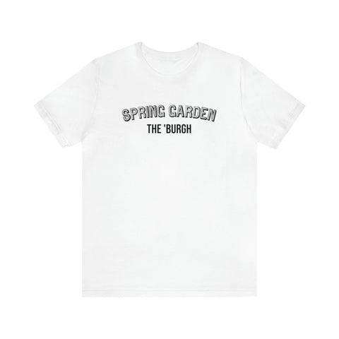 Spring Garden - The Burgh Neighborhood Series - Unisex Jersey Short Sleeve Tee T-Shirt Printify White S 