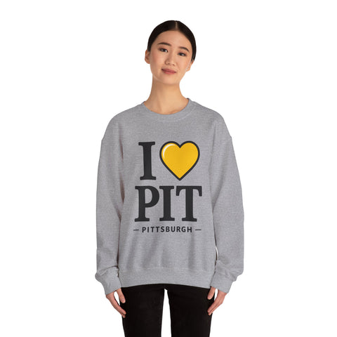 I Heart PIT - Gildan Heavy Blend™ Crewneck Sweatshirt