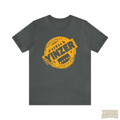 Certified Yinzer™ Unisex Jersey Short Sleeve Tee T-Shirt Printify Asphalt S 