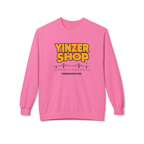 YinzerShop Serving Since 2015 - Gildan SF000 -Unisex Midweight Softstyle Fleece Crewneck Sweatshirt Sweatshirt Printify Pink Lemonade S