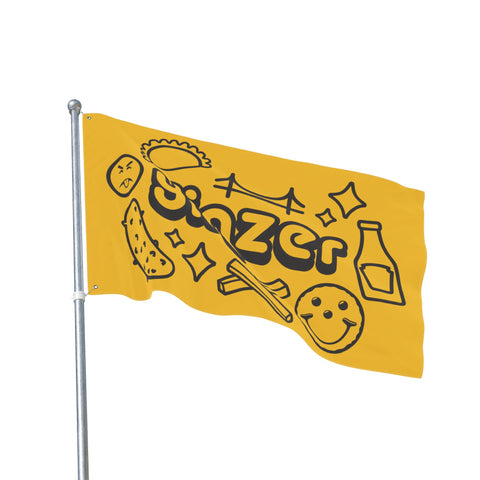 Yinzer Collage - Double Sided Flag