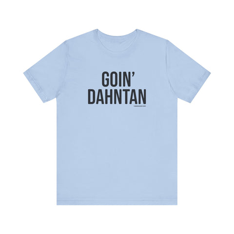 Pittsburgh GOIN' DAHNTAHN T-Shirt - SHORT SLEEVE TEE T-Shirt Printify Baby Blue S 