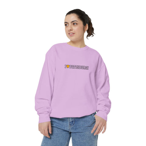 I Love Pittsburgh Heart Comfort Colors® 1566 Sweatshirt