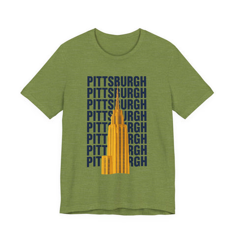 Pittsburgh Art Deco - Unisex Jersey Short Sleeve Tee